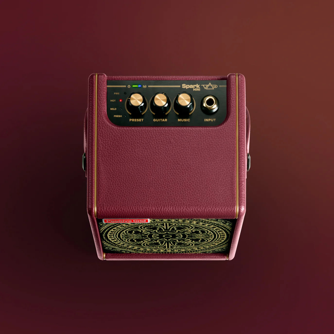 Positive Grid Spark MINI Vai Burgundy Guitar Amp