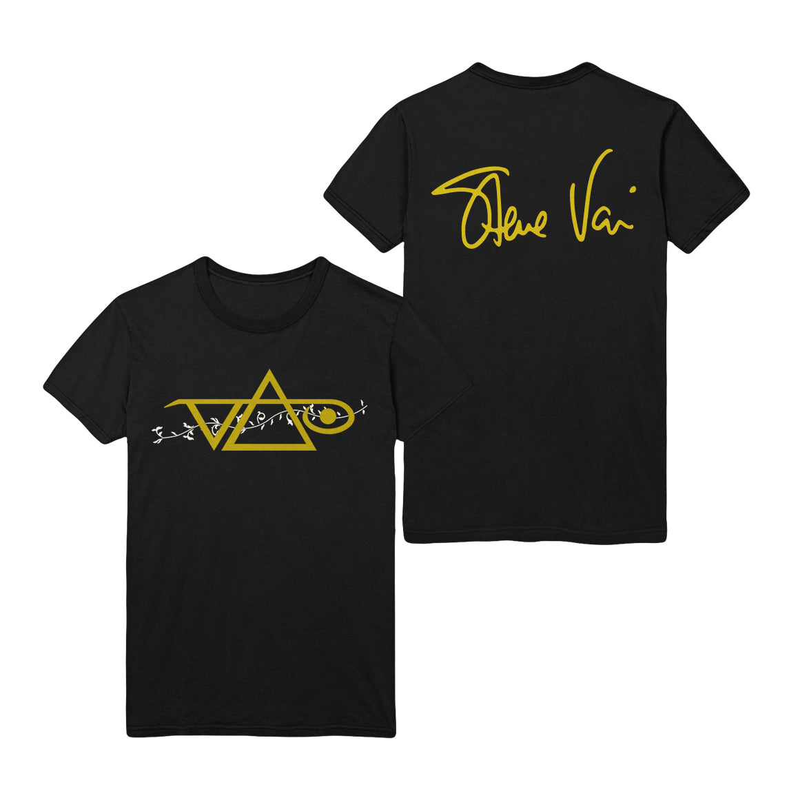 ONYX Gold Shimmer Logo Black T-Shirt – Steve Vai
